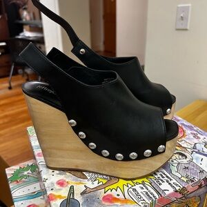 Jeffrey Campbell Snick-Std Black Heels
